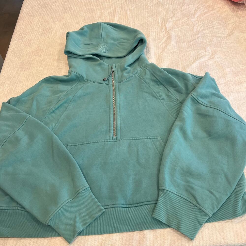 Lululemon Scuba Oversized Half-Zip Hoodie tidal teal XL-XXL